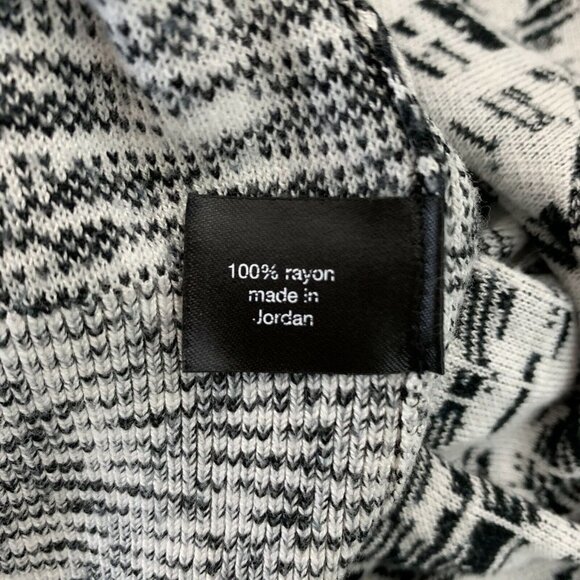 5/$25 Lane Bryant 14 16 Cardigan Button Up Sweater 3/4 Sleeve Black White - Picture 4 of 5